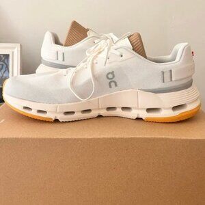 NEW IN BOX | Men's Cloudnova Form 2 Sneakers, Size 11.5 (White/Ivory)